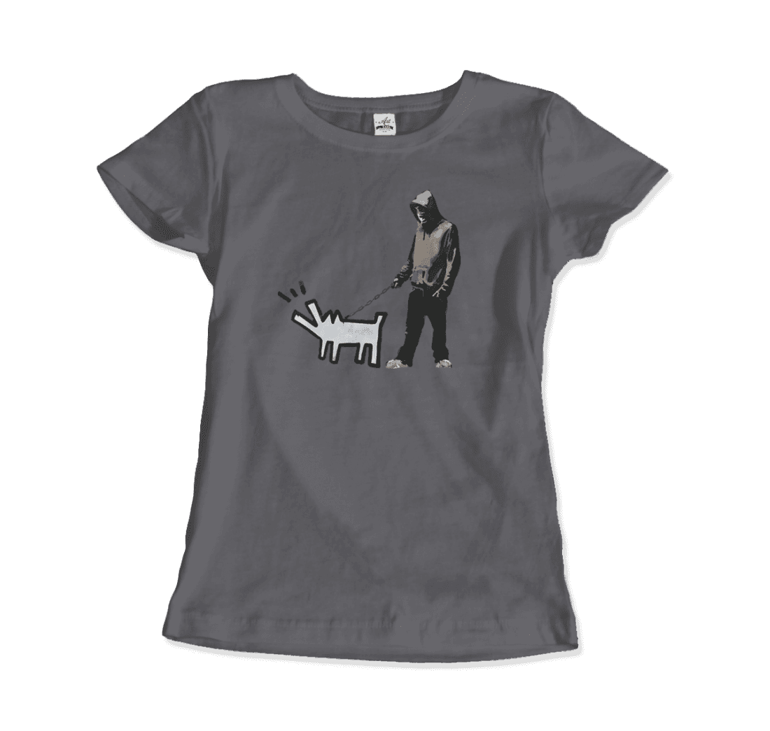 Banksy Dog Walker Artwork T-Shirt